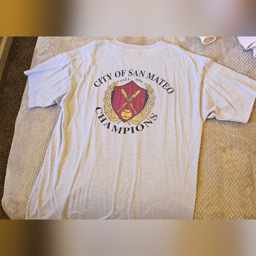 Vintage San Mateo baseball t-shirt